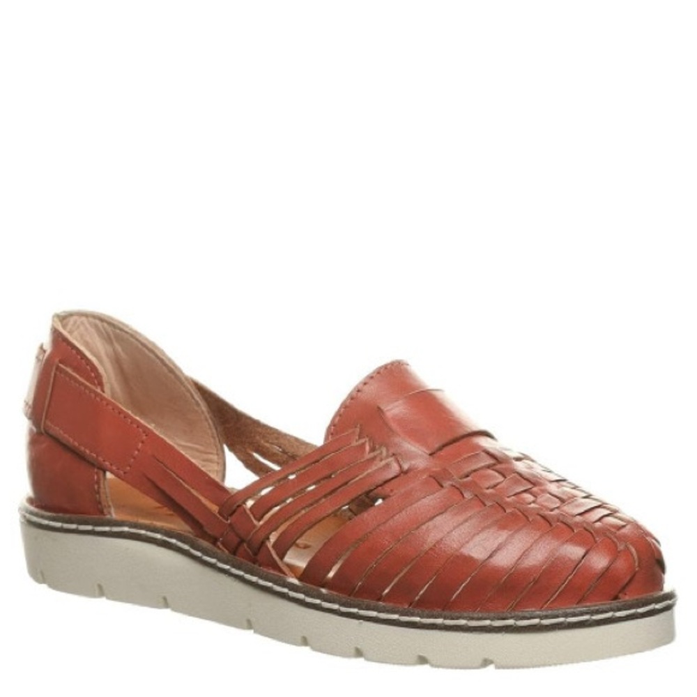 BearPaw Women's Brown Woven Flats